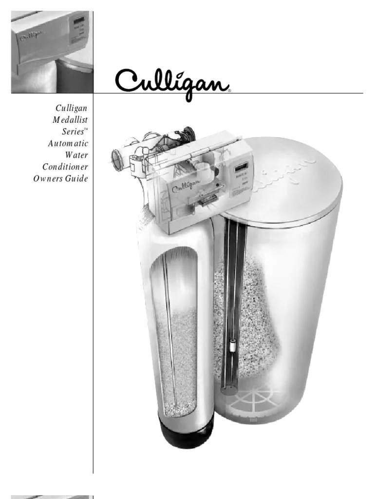 Culligan.medallist.series.water.softener.from.2003.Rev.a.01016385A