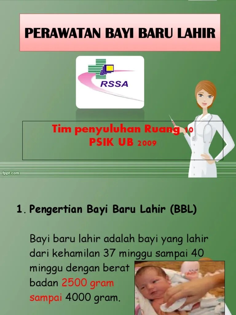 perawatan bayi baru lahir ppt Taman Anak