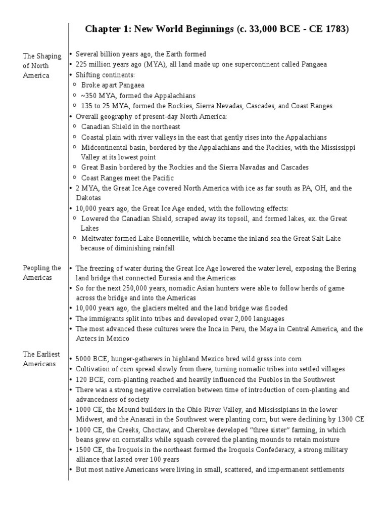 APUSH Chapter 1 Notes Conquistador Hernán Cortés