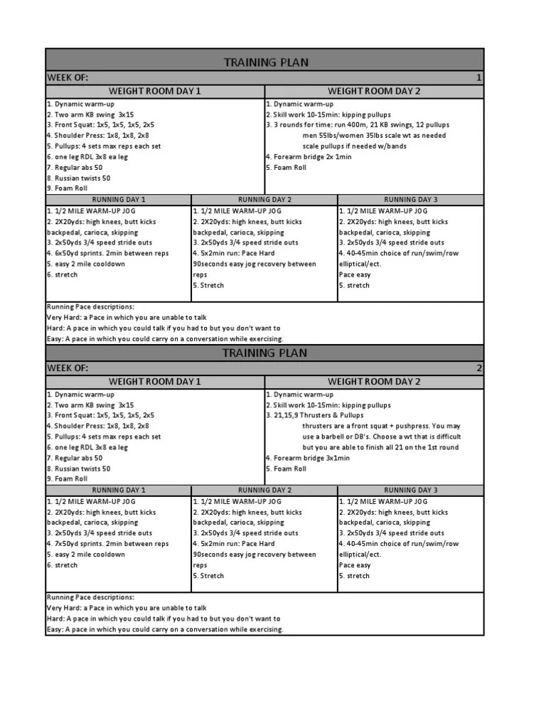 Training Wk1 24 Weight Training Walking