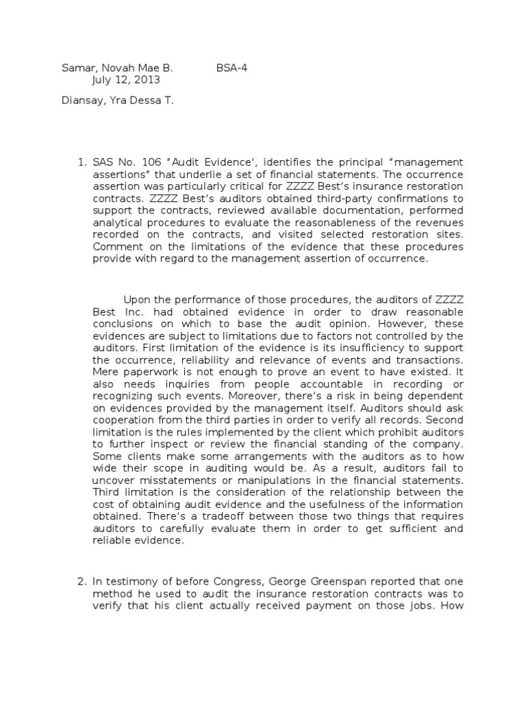 ZZZZ Best Case Study PDF