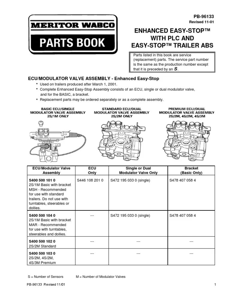 Abs Wabco | PDF | Electrical Connector | Anti Lock Braking System