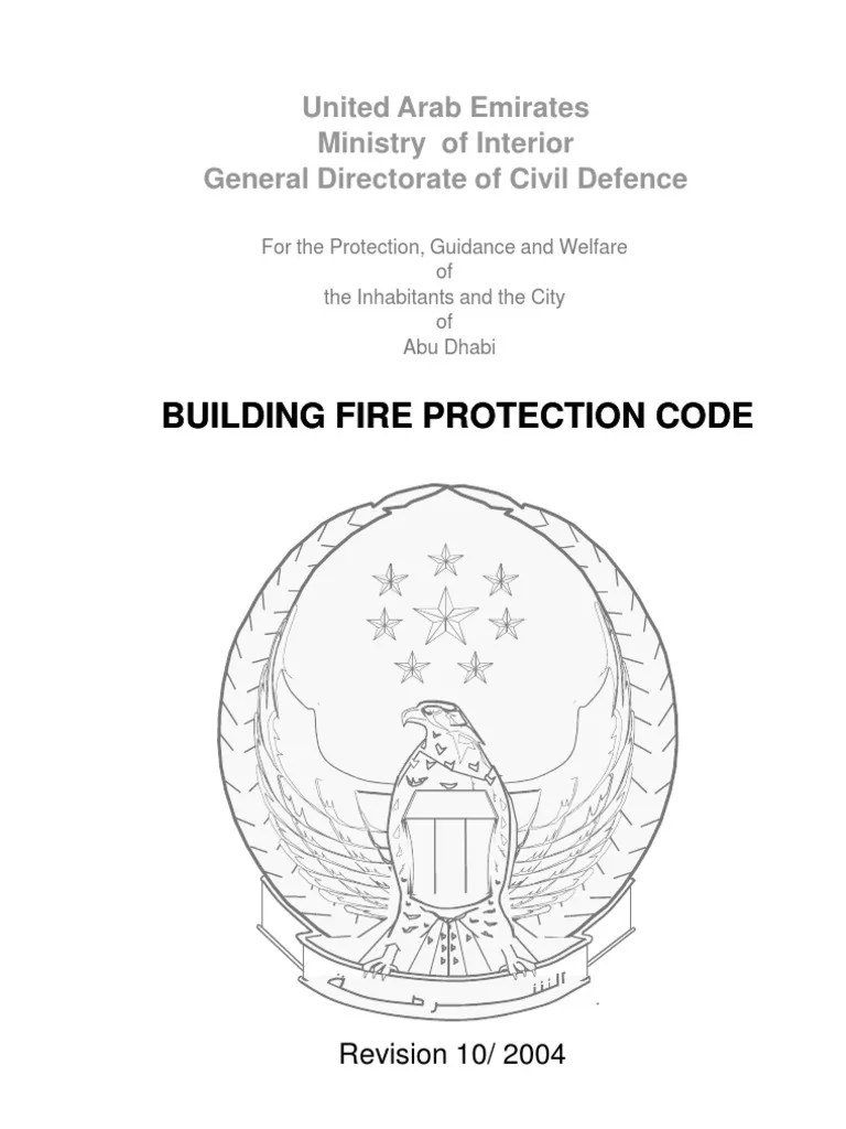 Abu Dhabi Building Fire Code PDF Stairs Door