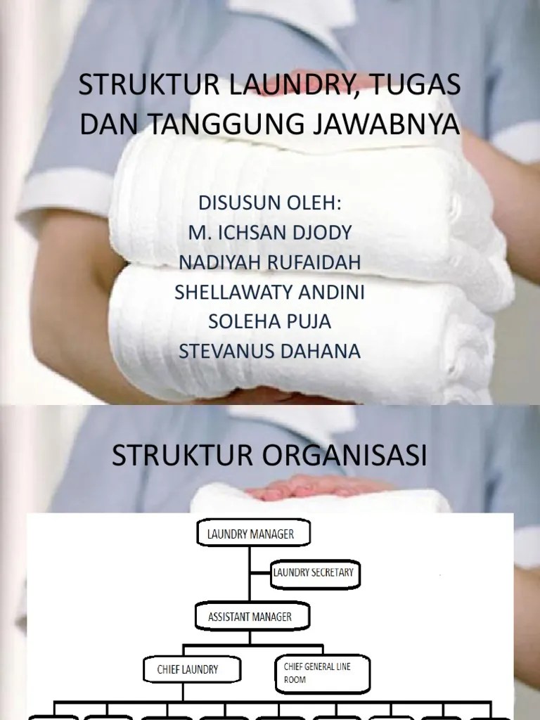 Struktur Laundry, Tugas Dan Tanggung Jawabnya | PDF