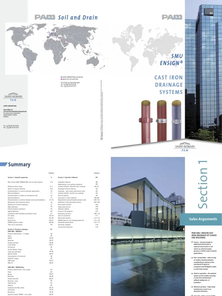 Cast Iron Drainage Systems | PDF | Heat Treating | Pipe (Fluid Conveyance)