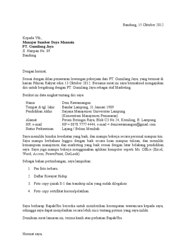 Check spelling or type a new query. Contoh Surat Lamaran Kerja Berdasarkan Iklan Koran Pdf