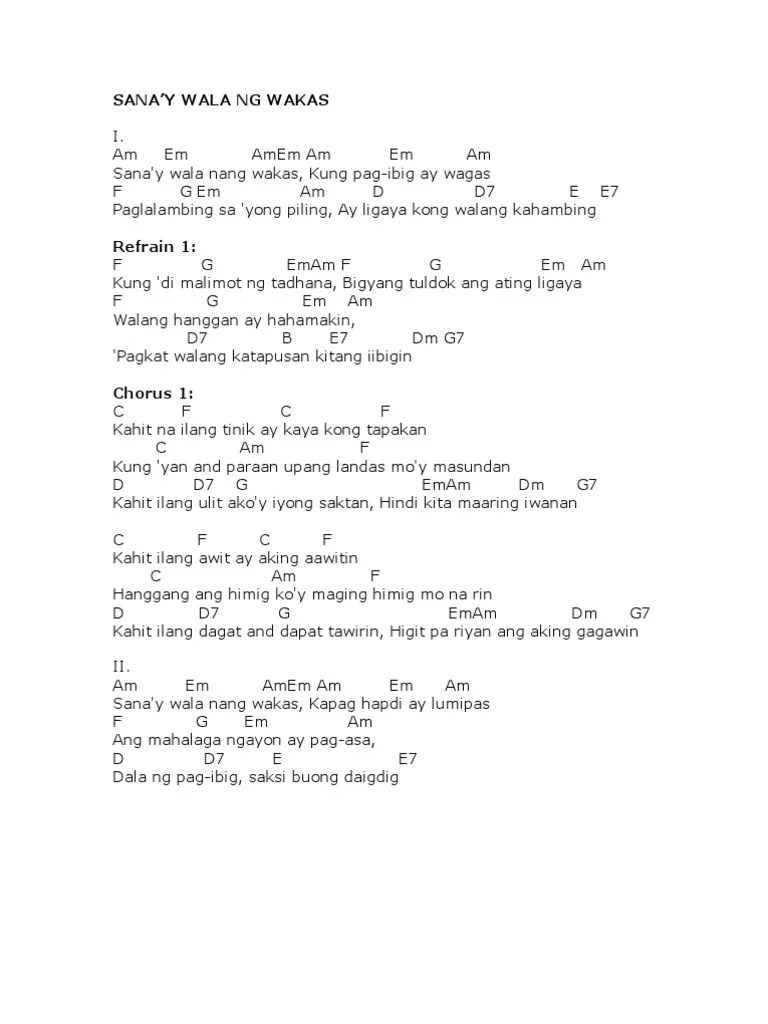 Sana'y Wala Ng Wakas