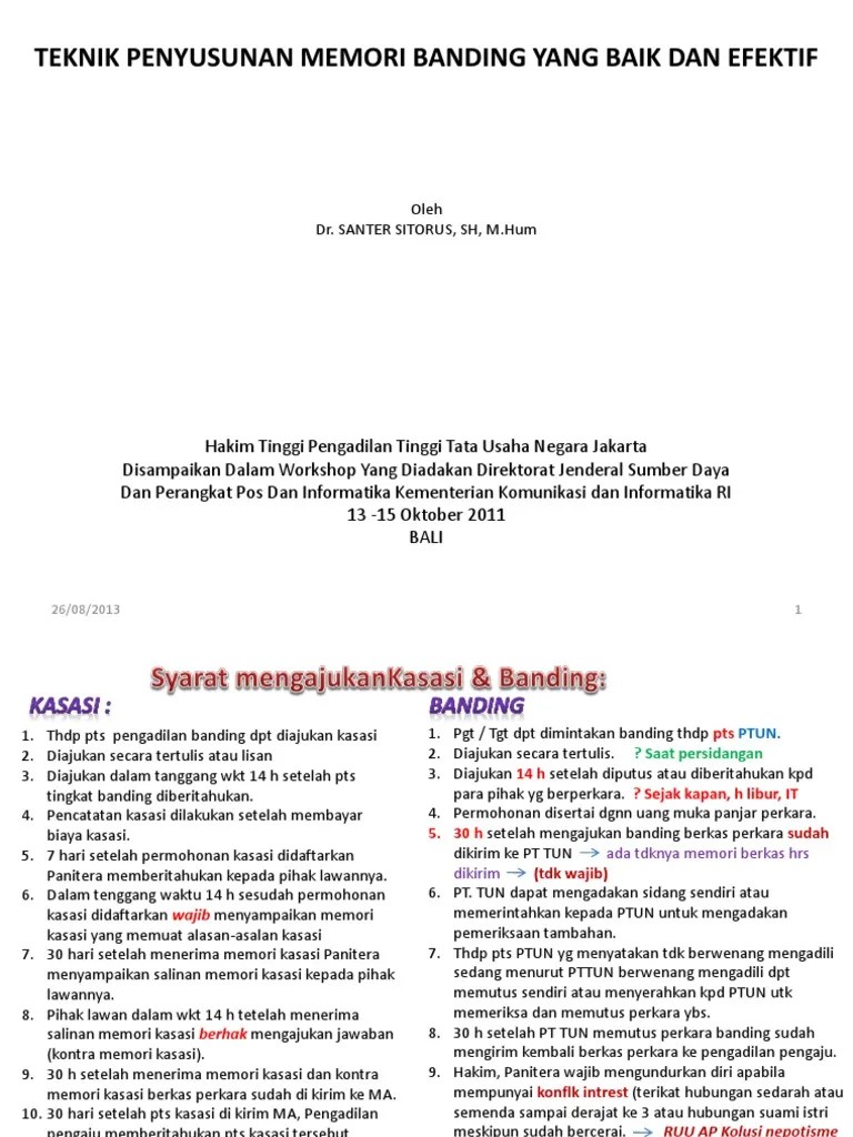 Contoh Surat Memori Banding Perceraian Nusagates