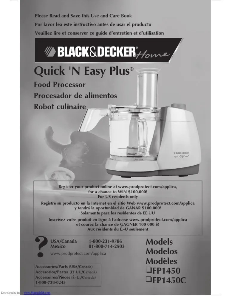 How To Use A Food Processor Black And Decker at Winford Anderson blog