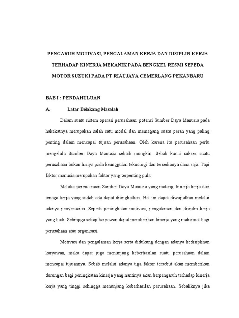 Proposal Bab I S.d Iii | Pdf