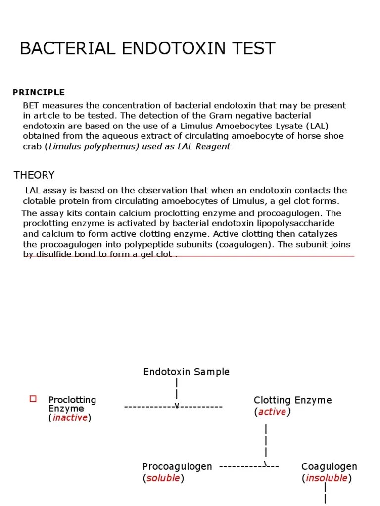 bacterial endotoxin test