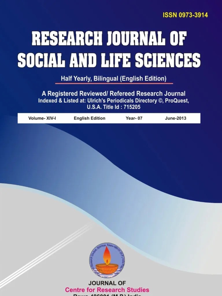 research journal of social and life science volume141