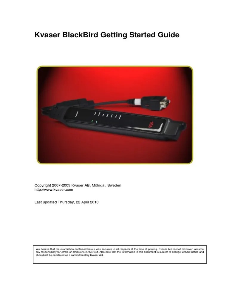 In 98027 Kvaser Blackbird Getting Started Ip Address Wireless Lan