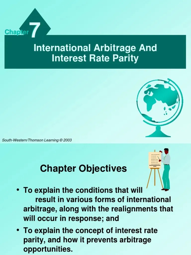 If Jeff Medora Chp 07 Arbitrage Exchange Rate