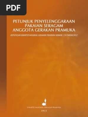 SK Kwarnas Nomor 174 Tahun 2012 Tentang Seragam Pramuka | PDF