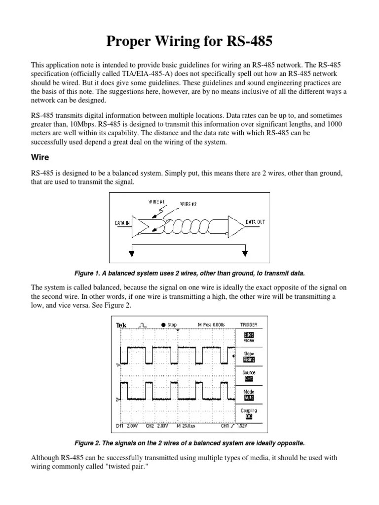 Rs485 Wiring Guide Resistor Electronic Engineering Free 30day
