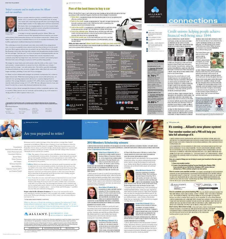 connections Five of the best times to buy a car Credit Union