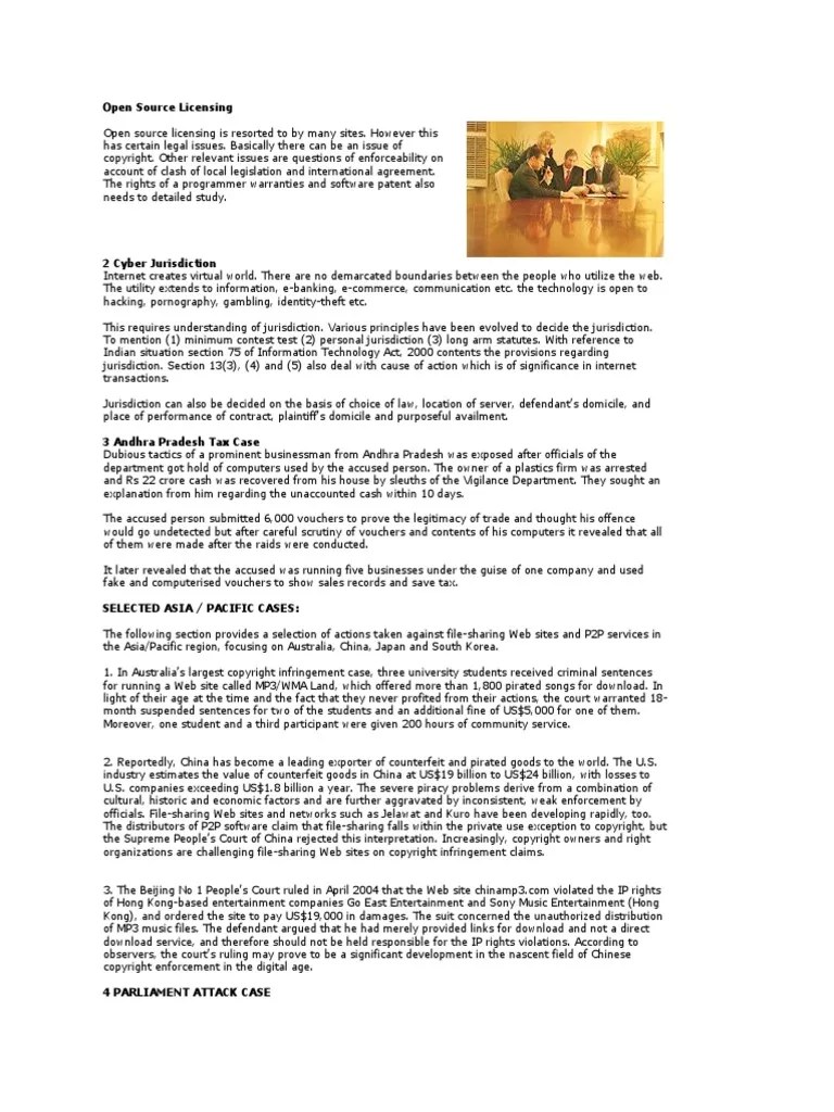 Open Source Licensing PDF Copyright Infringement Social Institutions