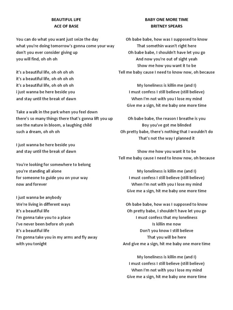 You Are The One That I Want Letra