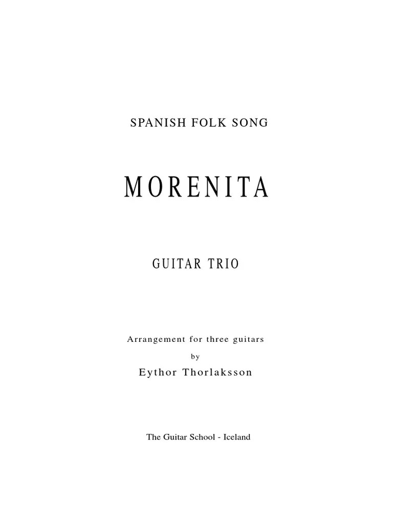 Morenita (Spanish Guitar Folk Song) Guitare classique Guitares