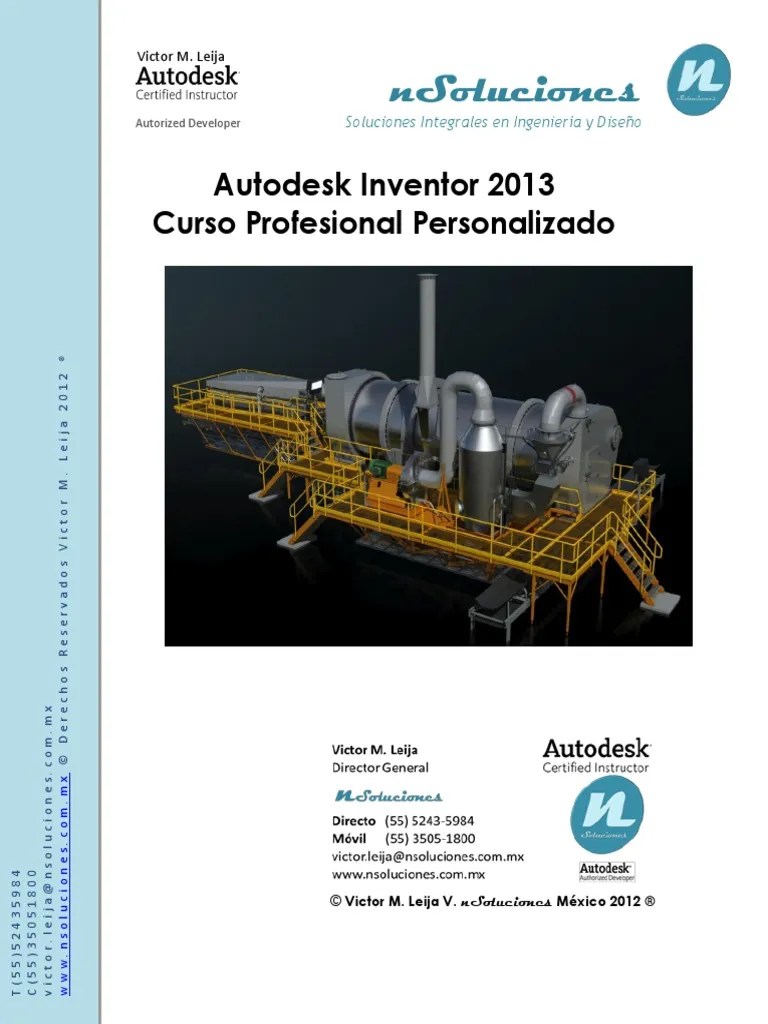 Manual de Autodesk Inventor 2013 Autodesk Software