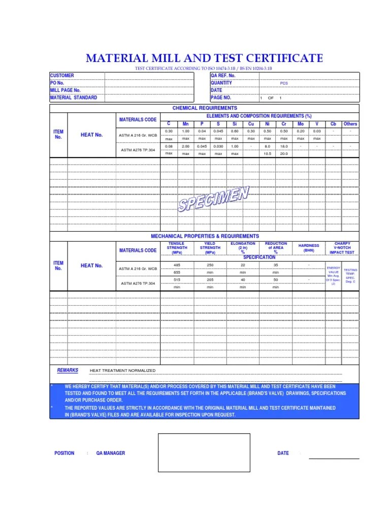 Material+Mill+&+Test+Certificate
