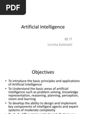 Artificial Intelligence And Intelligent Systems By Np Padhy Pdf Download Ai Intro Umk | Pdf | Artificial Intelligence | Intelligence (Ai) & Semantics