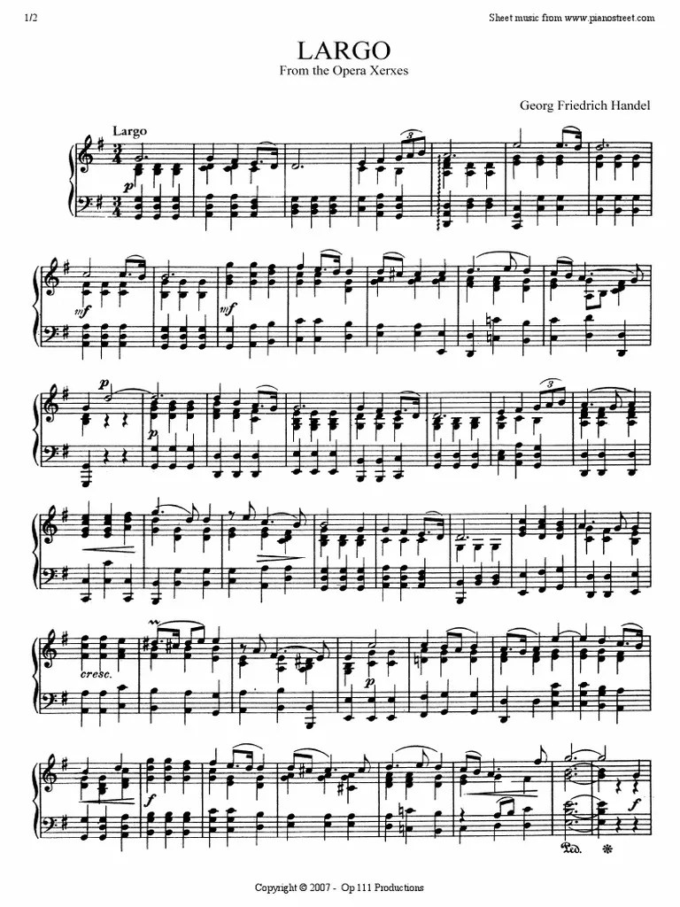 HandelLargo from Opera Xerxes