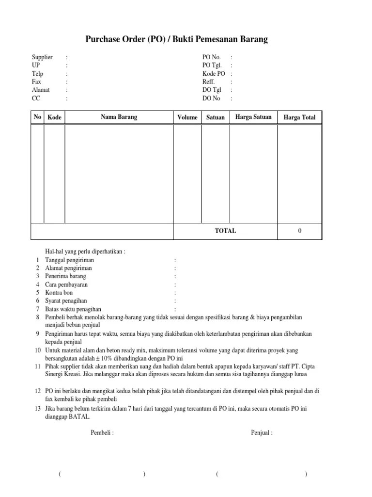 Form PO PDF