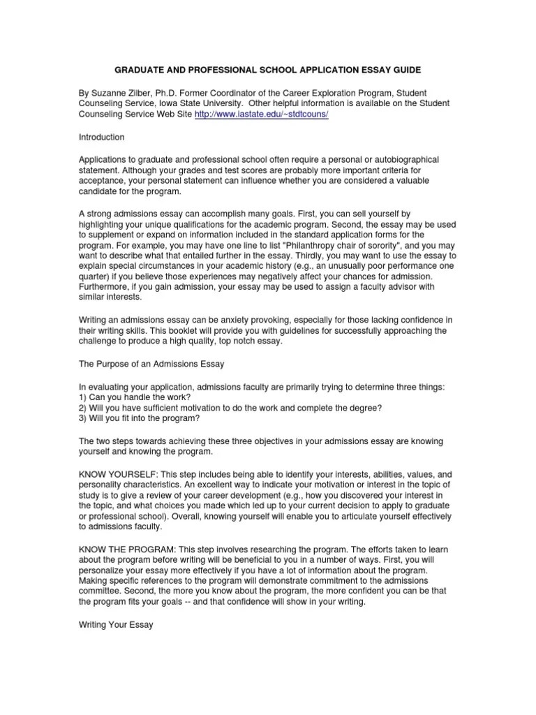 Grad_application_essay_guides.pdf University And College Admission