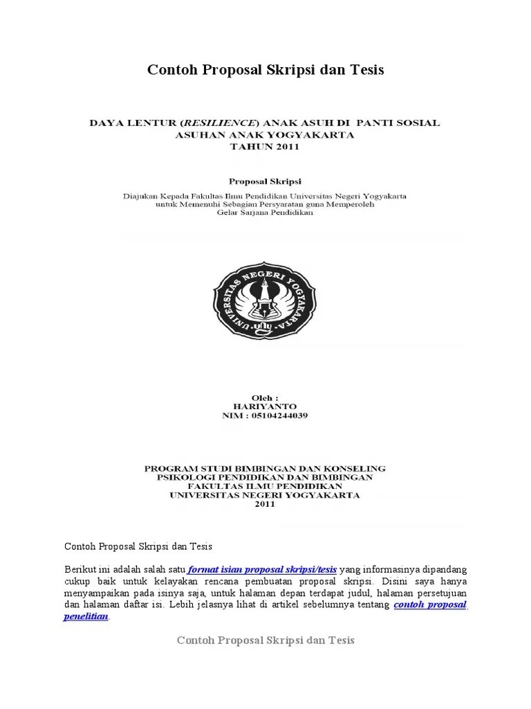 Paling Keren Cara Membuat Proposal Skripsi Anna K. Cummings