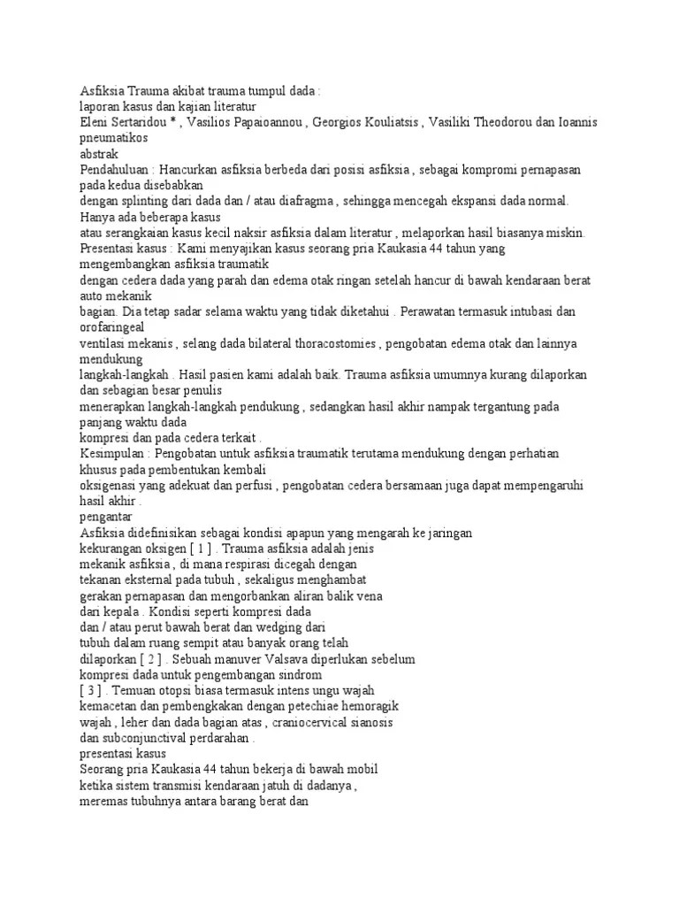 Jurnal MAY Asfiksia Trauma Akibat Trauma Tumpul Dada