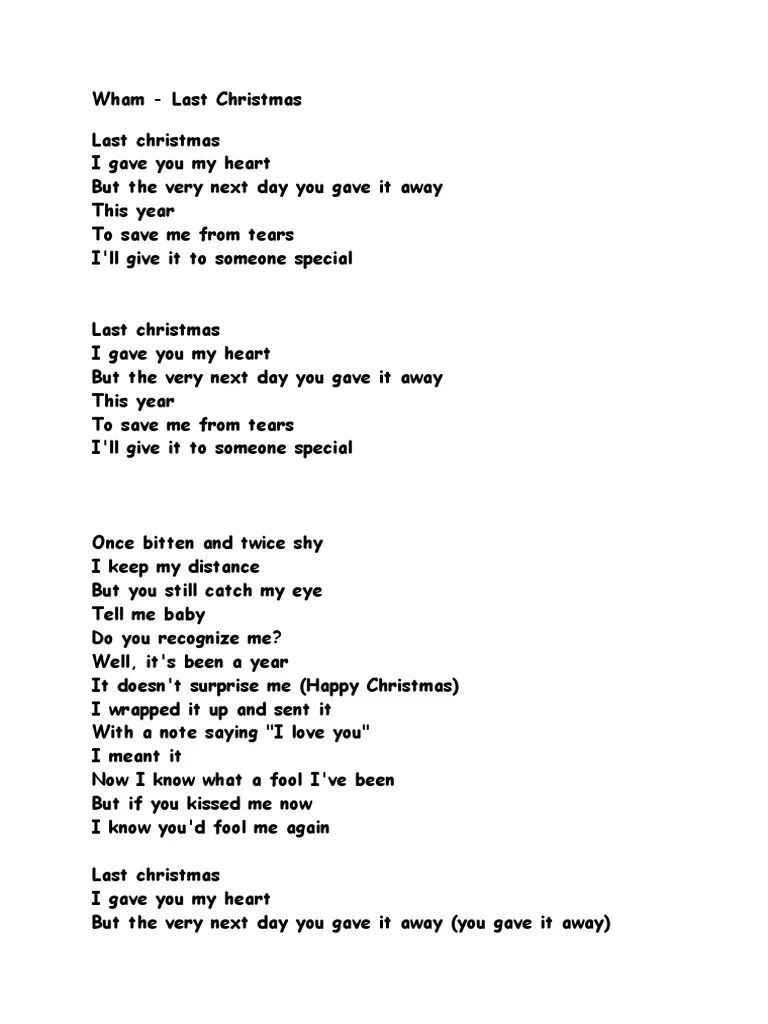 Last Christmas The Lyrics and Story Behind Wham's Holiday Classic PDF