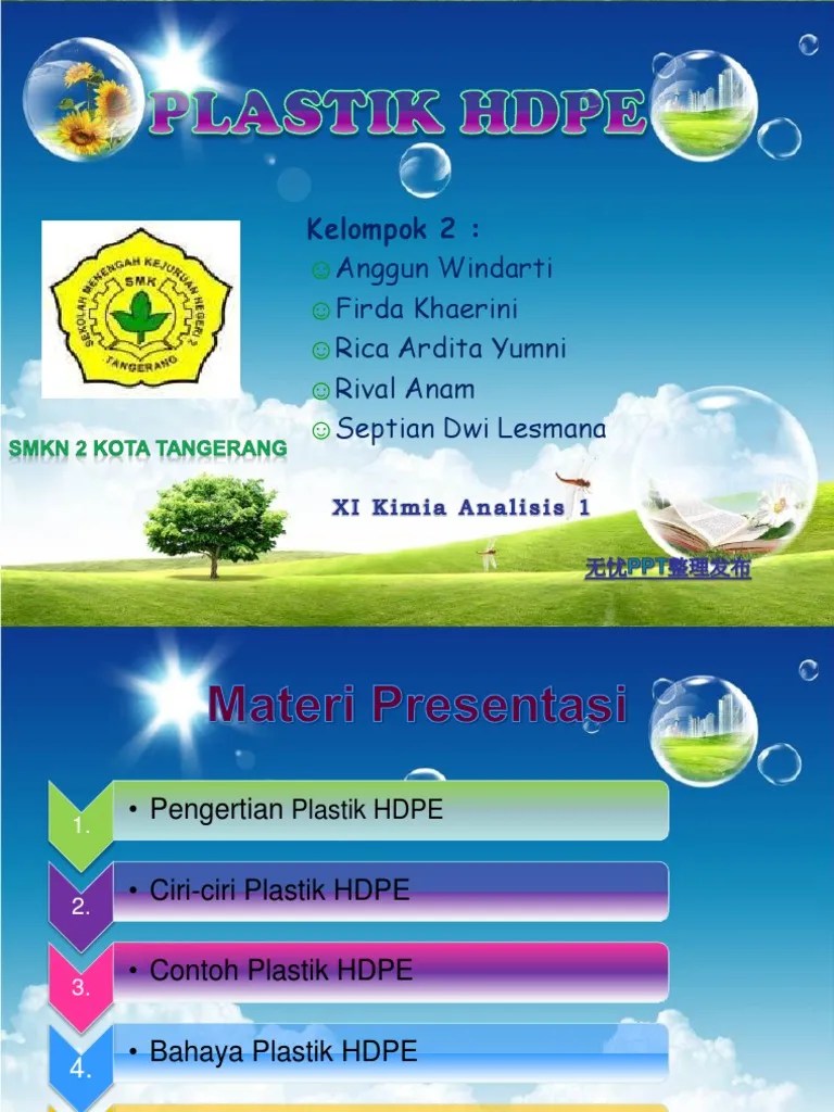 Plastik HDPE