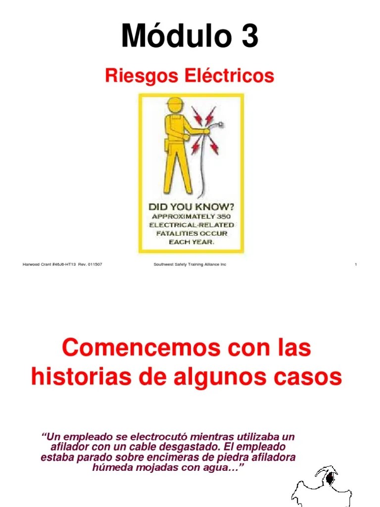 Module3 Electrical Hazards Spanish PDF
