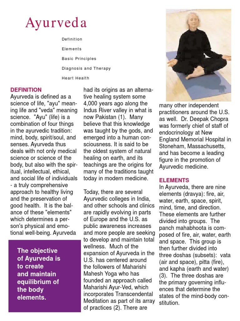 Ayurveda PDF PDF Ayurveda Herbalism