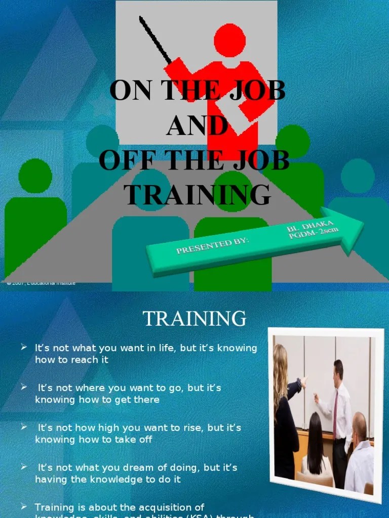 JOB TRAINING METHOD Mentorship Simulation