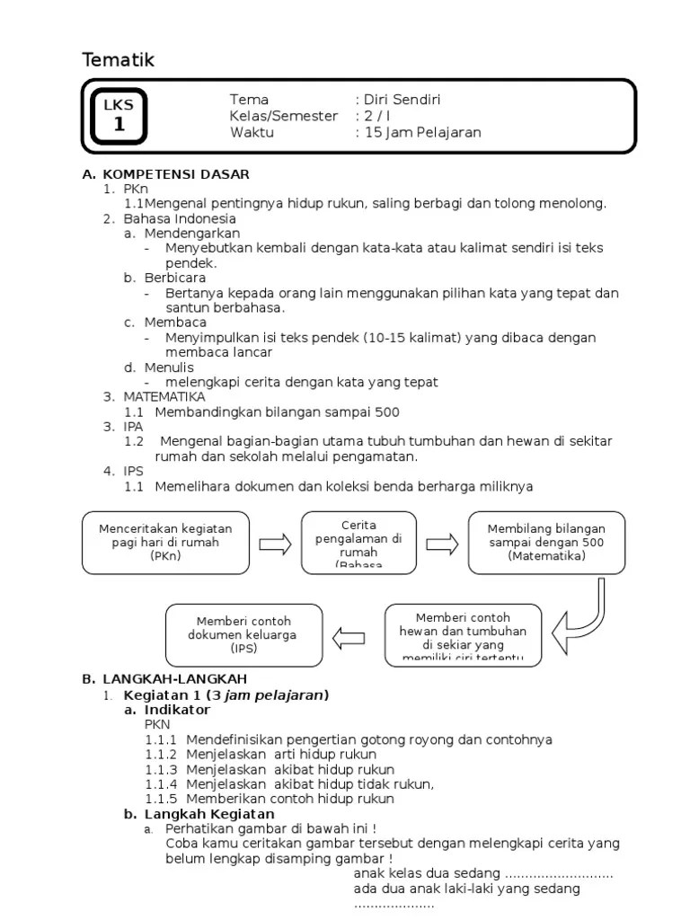 Contoh Lembar Kerja Siswa Sd Kelas 2 Info Seputar Kerjaan