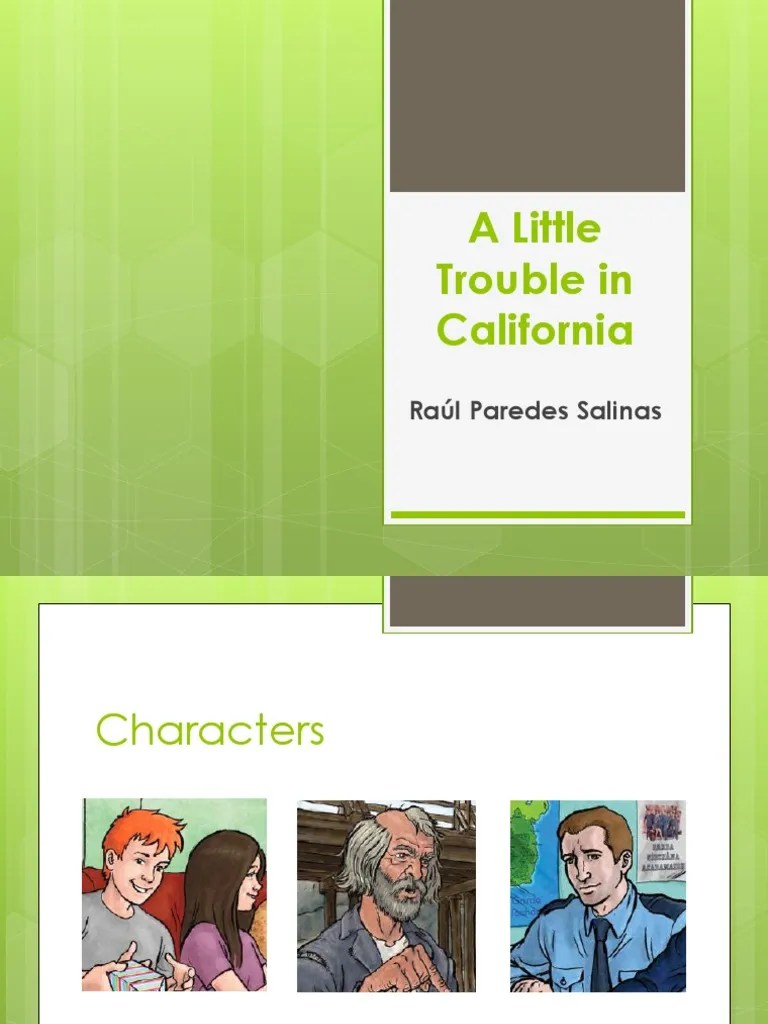 A Little Trouble in California PDF