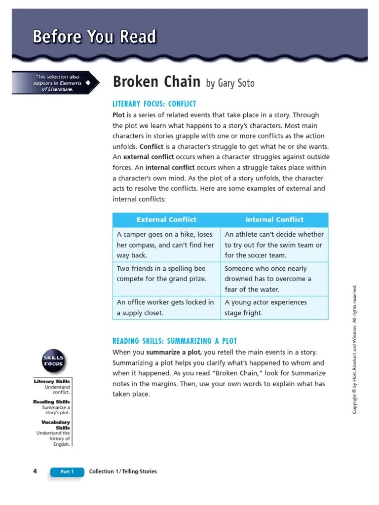 Broken+Chain+by+Gary+Soto.pdf Reading Comprehension