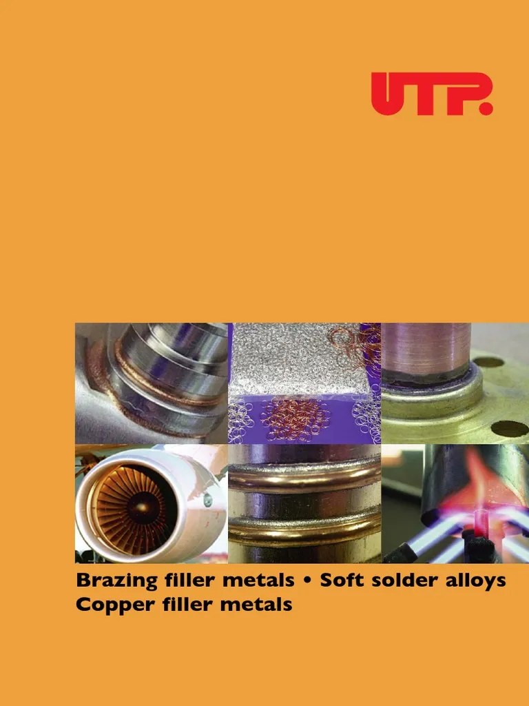 UTP Brazing Filler Metals PDF Soldering Solder