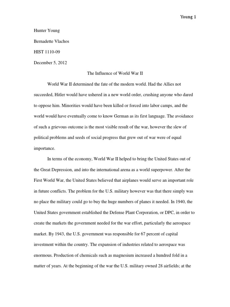 WWII Essay.docx World War II Cold War