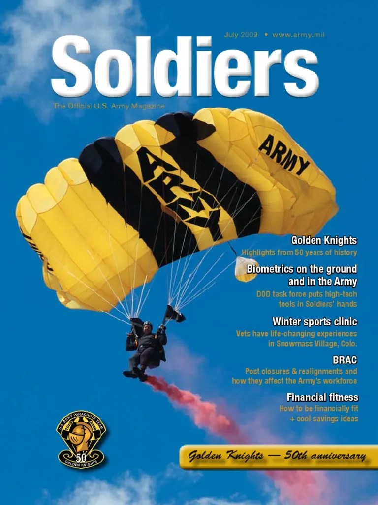 Soldiers Magazine July 2009 The Official United States Army