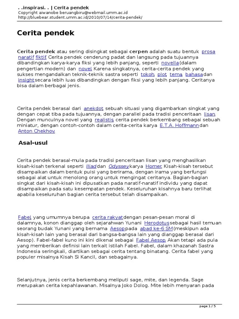 . .inspirasi. .Cerita pendek