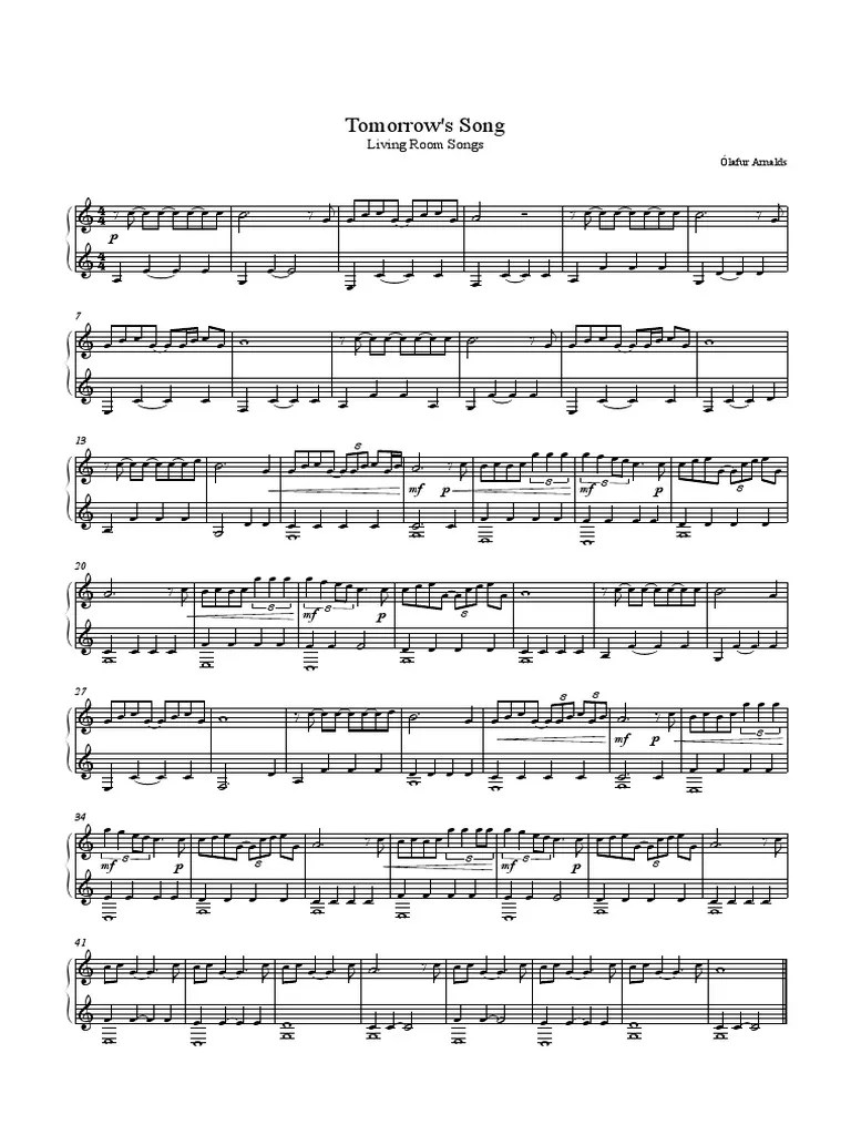 Olafur Arnalds Tomorrow's Song