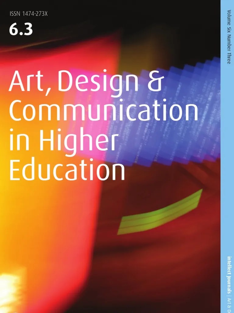Art, Design and Communication in Higher Education Volume 6 Issue 3