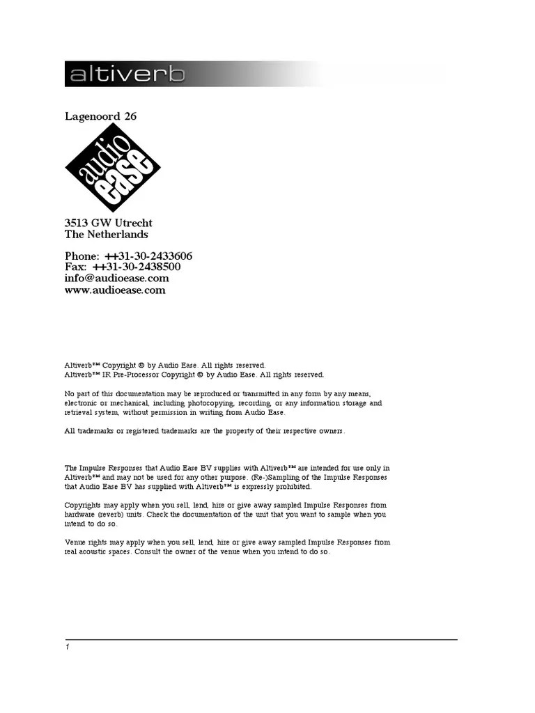 Making Starter Pistol IR's PDF Sound Recording And Reproduction Equalization (Audio)