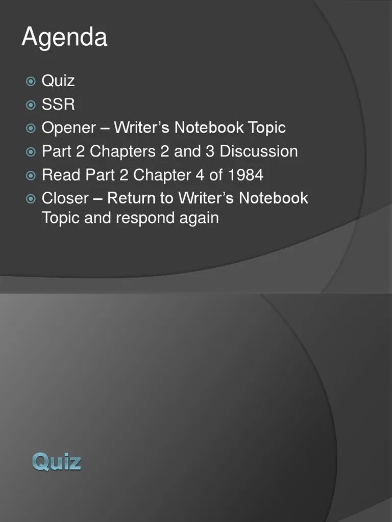 1984 Part 2 Chapter 4