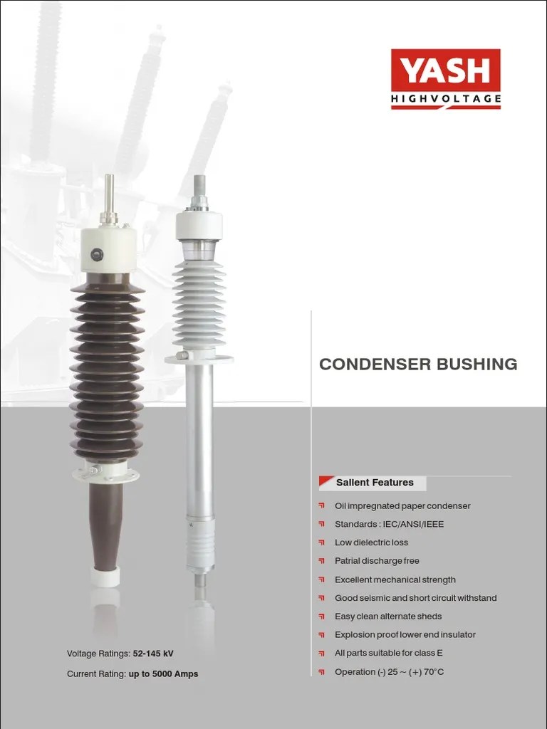 Condenser Bushing Capacitor Insulator (Electricity)