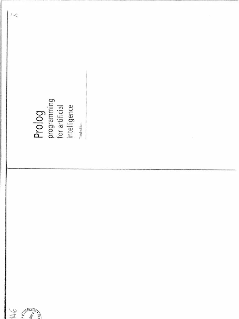 Ivan Bratko Prolog Programming For Artificial